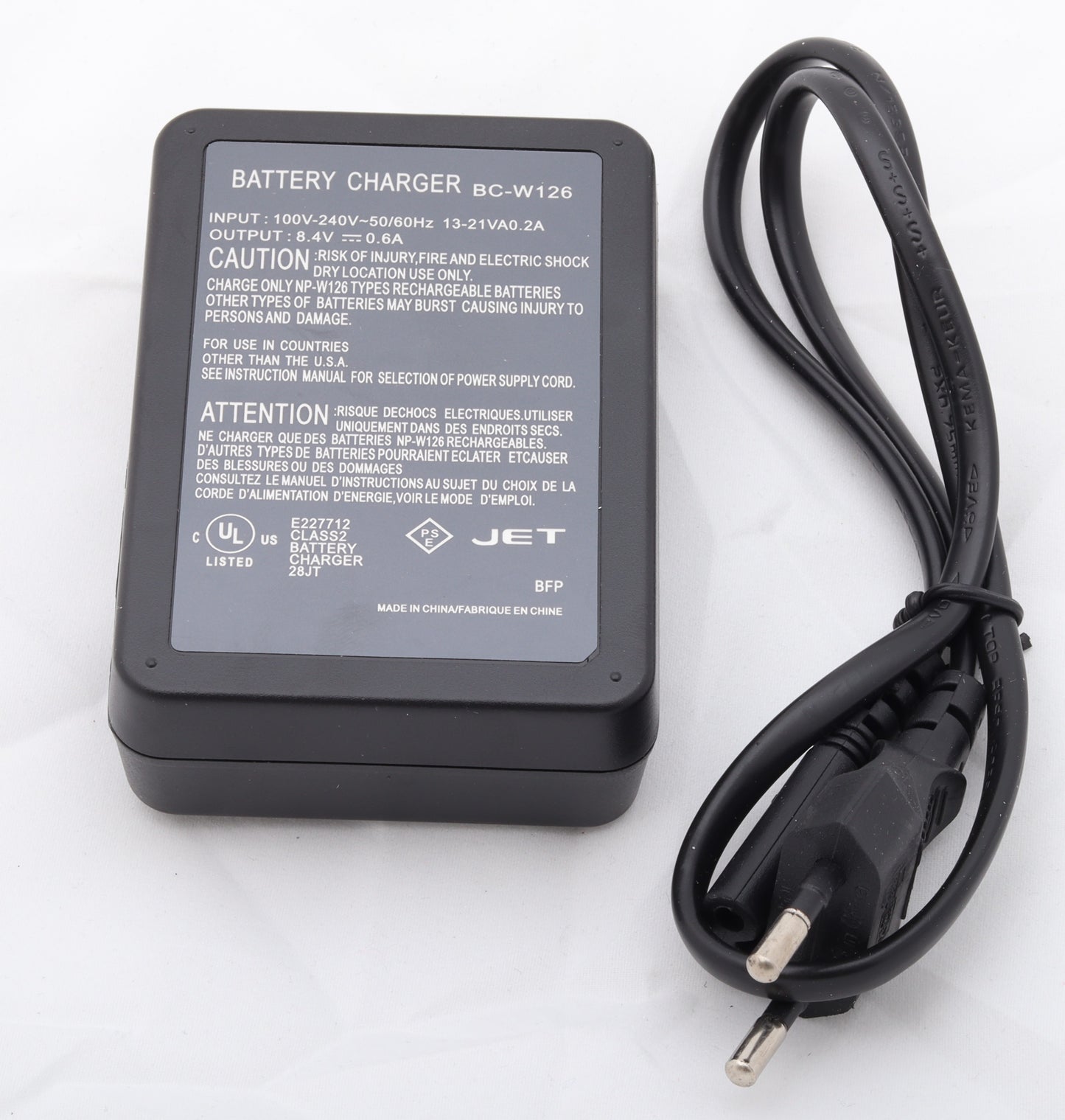 BC-W126 Battery Charger – Fast & Reliable Charging for NP-W126 Batteries