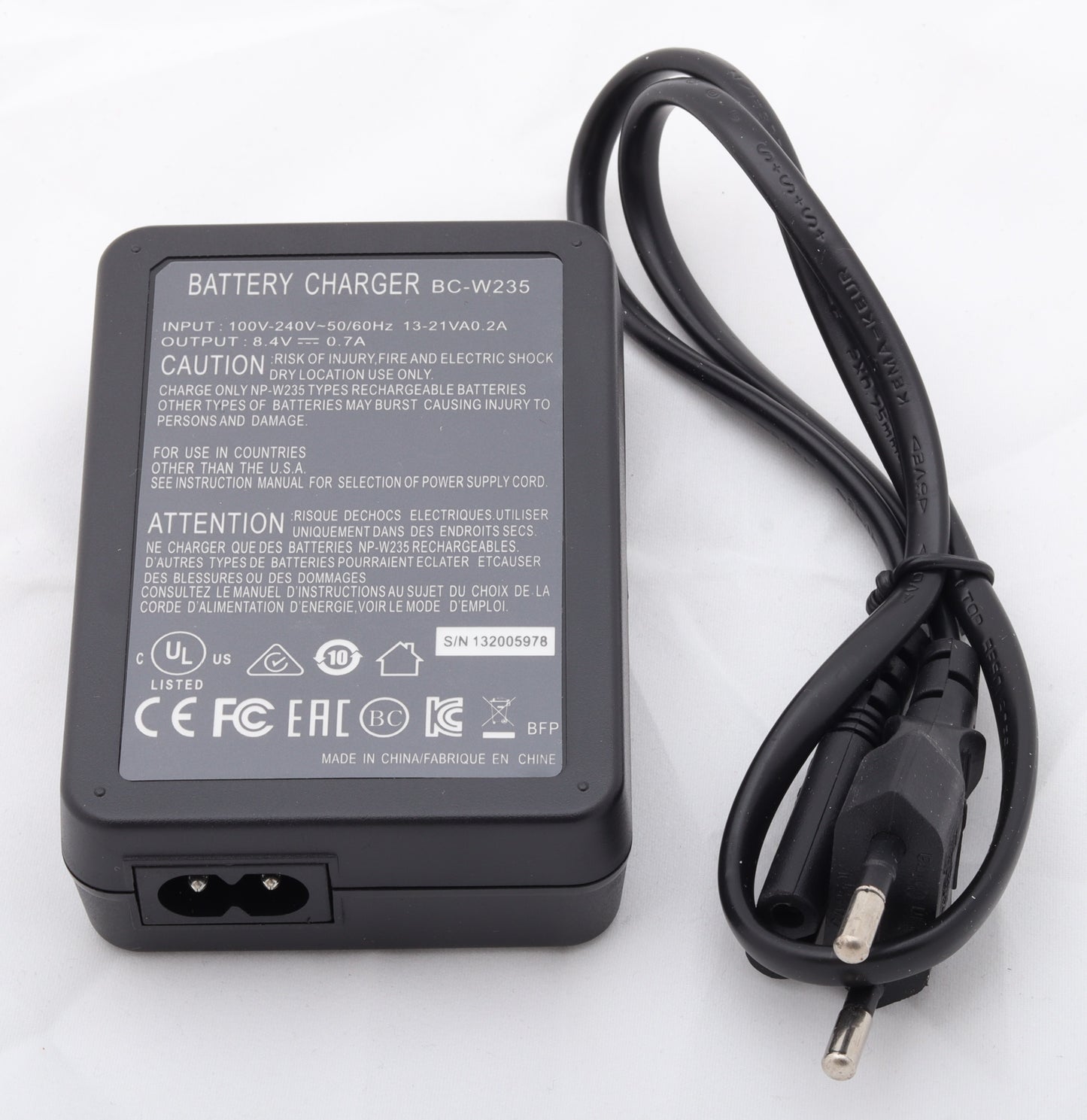 BC-W235 Battery Charger – Dual Battery Charging for NP-W235