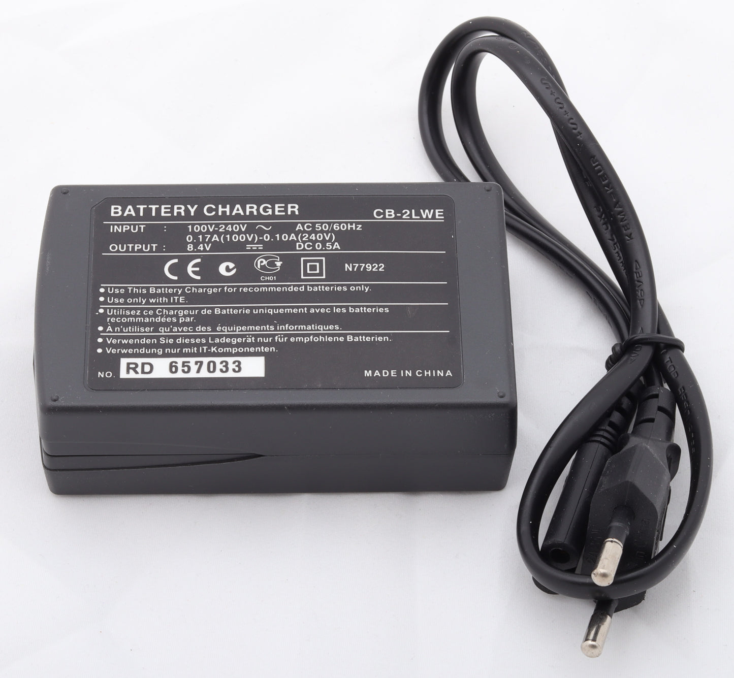 CB-2LWE Battery Charger – Fast & Reliable Charging for NB-2LH & NB-2L Batteries
