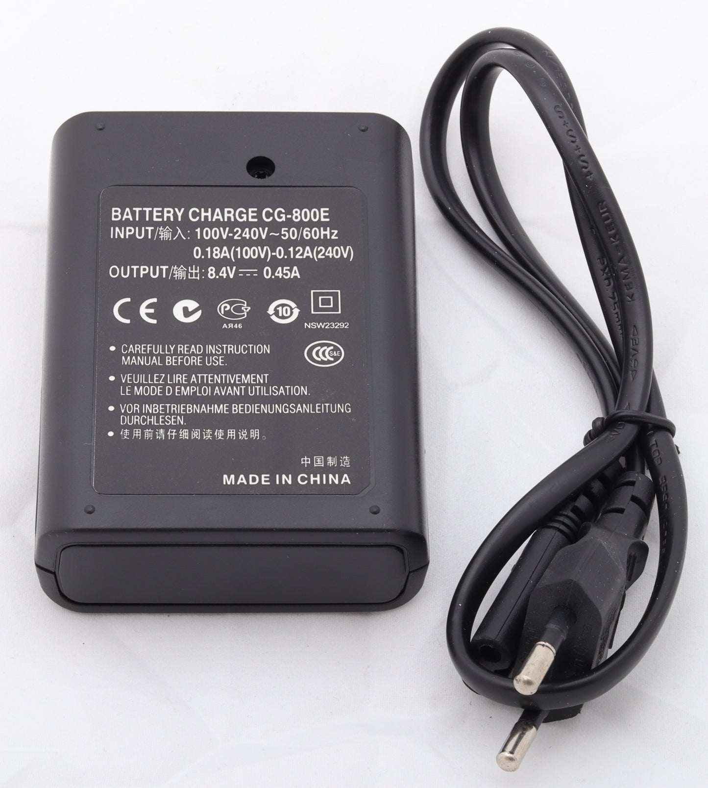 CG-800E Battery Charger – Reliable Charging for Your Canon Camcorder