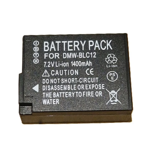 π Replacement Battery Pack for Panasonic DMW-BLC12 β 7.2V 1400mAh Li-Ion Rechargeable Battery