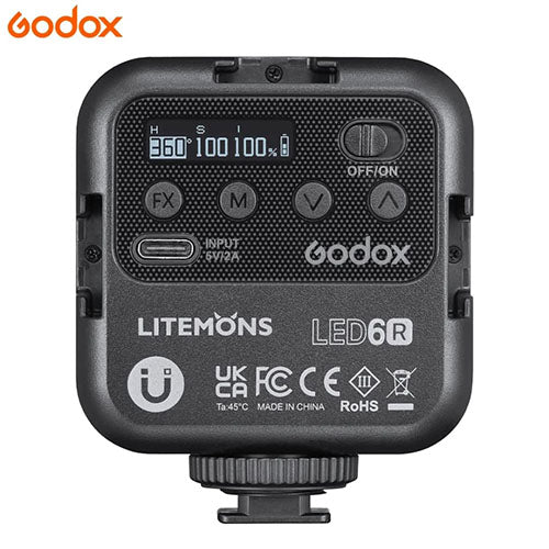 Godox LED-6R RGB Mini LED Light – Creative Lighting on the Go