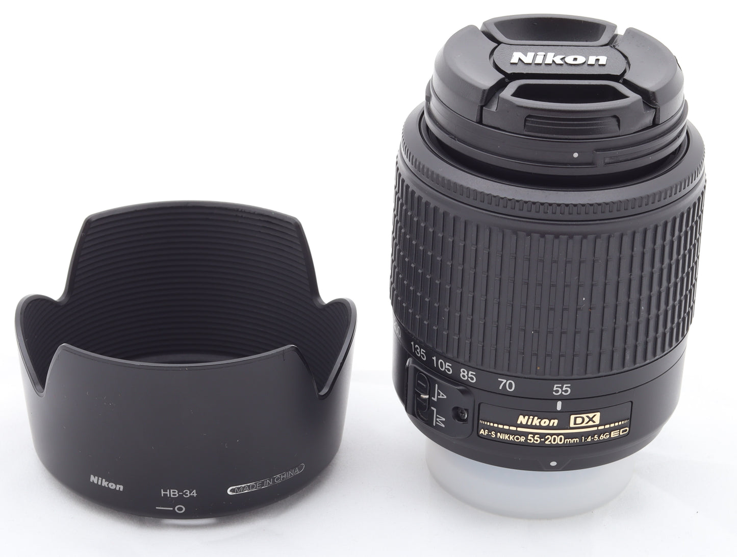 Nikon AF-S DX 55-200mm f/4-5.6G – Compact Telephoto Zoom Lens Pre-Used