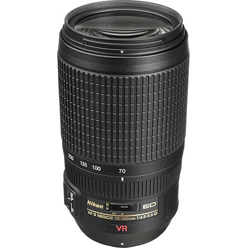 Nikon ED AF-S NIKKOR 70–300mm f/4.5–5.6G VR – Telephoto Zoom Lens
