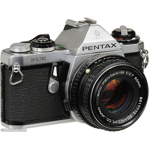 📷 Pentax ME With 50mm Film Camera – Compact Classic SLR (Used – Excellent Condition)