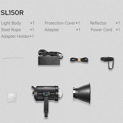 🎥 Godox SL-150R RGB LED Video Light – Full Color Control for Creative Filmmaking