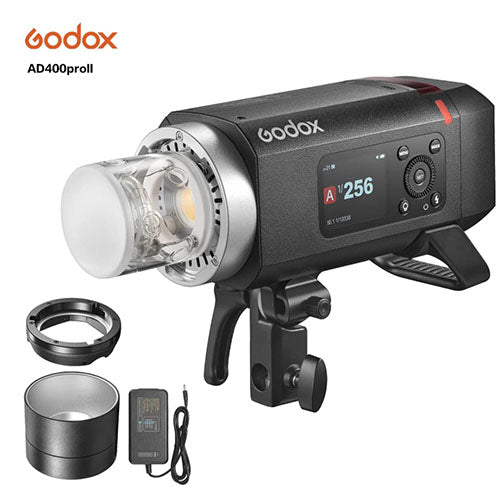 📸 Godox AD400Pro II Built-in 2.4G Wireless X System – Professional Studio Lighting  Condition: New