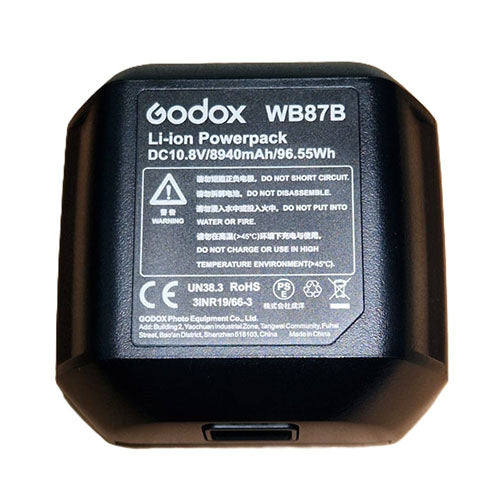 🔋 Godox WB87B Battery for AD600BM/AD600B – 10.8V 8940mAh 96.55Wh