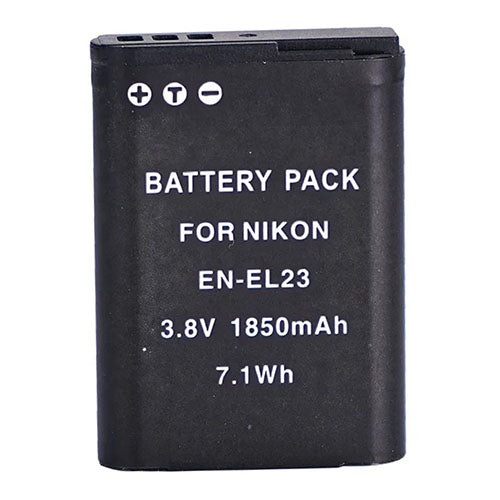 Battery Pack for Nikon EN-EL23 (3.8V 1850mAh 7.1Wh)
