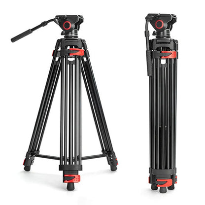 🎥 Heavy Duty Tripod Fluid Head – Smooth, Professional Pan & Tilt Control