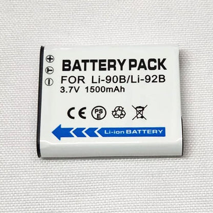 🔋 Replacement Battery Pack for Olympus LI-92B – 3.7V 1500mAh Li-Ion  Condition: New
