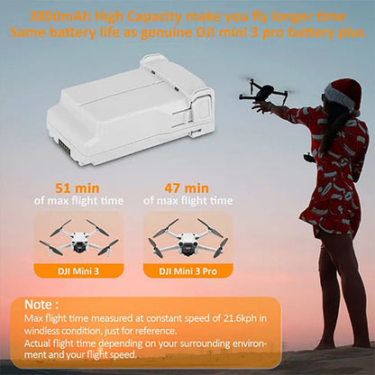 🔋 DJI Mavic Mini 3 Intelligent Flight Battery (3850mAh, 8.5V, 28.41Wh)