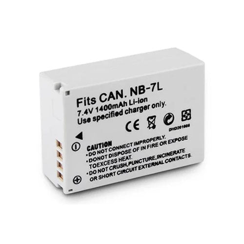 NB-7L Battery Pack – Rechargeable Lithium-Ion Battery for Canon PowerShot Cameras