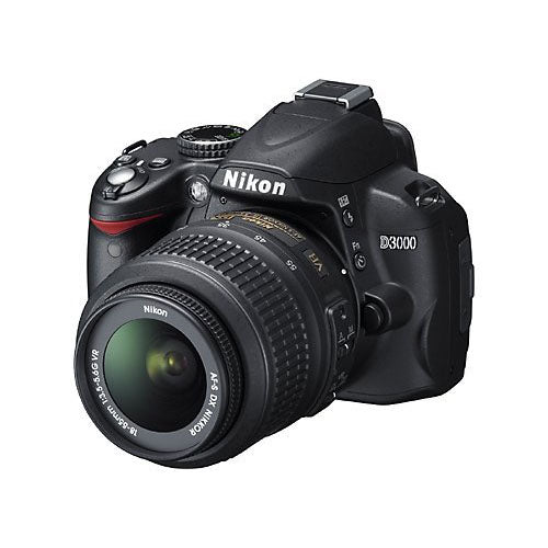 📸 Nikon D3000 with AF-S DX 18–55mm f/3.5–5.6G II ED – DSLR Starter Kit  Condition: Used – Good Working Condition