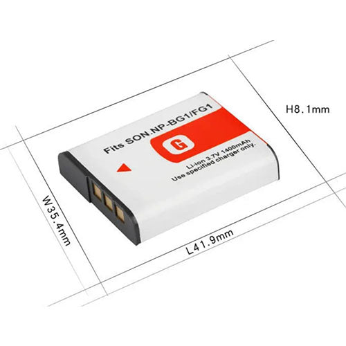 Battery Pack for Sony NP-BG1 (3.7V, 1400mAh)