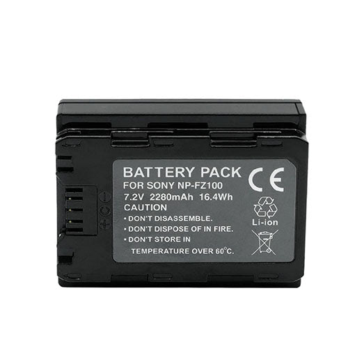 NP-FZ100 Battery Pack – High-Capacity Lithium-Ion Battery for Sony Mirrorless Cameras