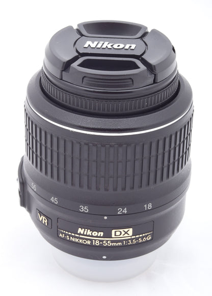 Nikon 18-55mm f/3.5-5.6G AF-S DX VR Lens Pre-Used