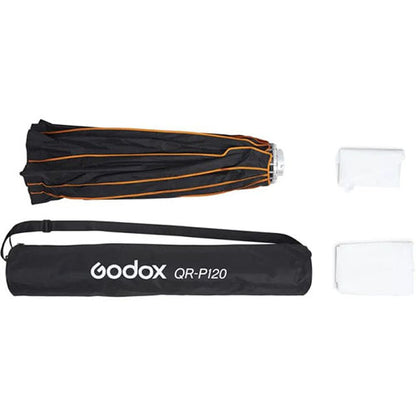 Godox QR-P120 Parabolic Softbox with Grid – 120cm Quick Release Softbox for Professional Lighting