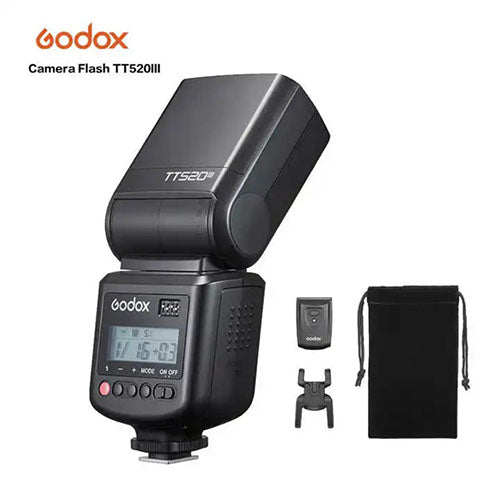 ⚡ Godox TT520III Speedlite Flash with Wireless Trigger – Reliable Manual Lighting Solution