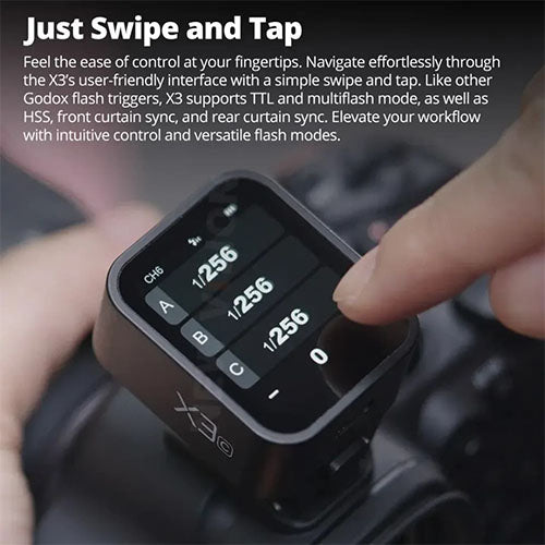 Godox X3 C/N/S Wireless Flash Trigger – Advanced Flash Control for Canon, Nikon & Sony
